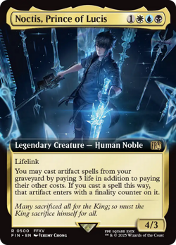 Noctis, Prince of Lucis (REGULAR) x1 - MTG Final Fantasy FIN #500 - Image 1