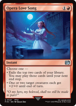 Opera Love Song (FOIL) x1 - MTG Final Fantasy FIN #147 - Image 1