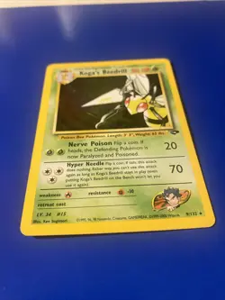 Pokemon TCG Koga's Beedrill Gym Challenge 9/132 Holo - Image 4