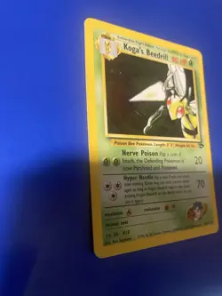 Pokemon TCG Koga's Beedrill Gym Challenge 9/132 Holo - Image 5