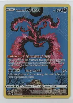 Galarian Moltres Pokemon Sword & Shield Black Star Promo #SWSH284 - Image 1