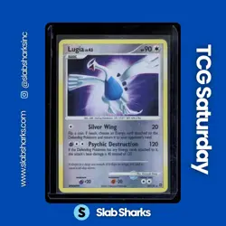 2007 POKEMON DIAMOND & PEARL SECRET WONDERS #14/132 LUGIA REVERSE HOLO - Image 1