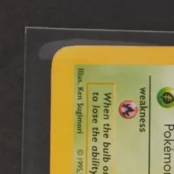 1999 POKEMON BASE SET SHADOWLESS #30/102 IVYSAUR UNCOMMON - Image 3