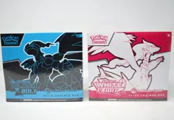 Pokemon Center Black Bolt and White Flare ETB Elite Trainer Box Set of 2 Sealed - Image 1
