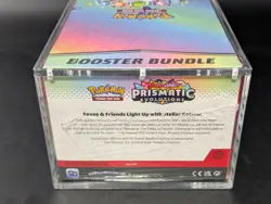 Pokemon SV8.5 Prismatic Evolutions Sealed Booster Bundle Display W/Acrylic Case - Image 3