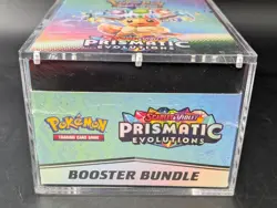 Pokemon SV8.5 Prismatic Evolutions Sealed Booster Bundle Display W/Acrylic Case - Image 5