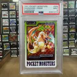 1997 Pocket Monsters Charizard - Prism Carddass (PSA 9) - Image 1