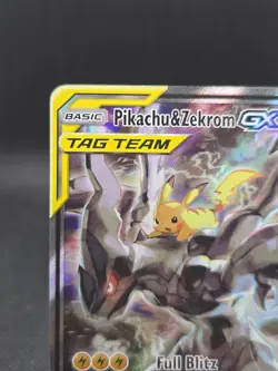 Pikachu & Zekrom GX SM168 Pokemon SM Promos - LP - Image 2