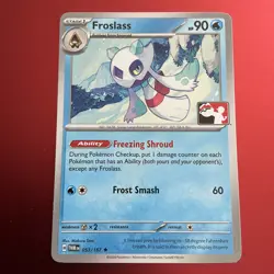 Play! Pokemon Prize Pack 6 Twilight Masquerade 053/167 Froslass M/NM - Image 1