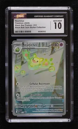 Reuniclus Pokemon Scarlet & Violet Black Star Promo CGC 10 Gem Mint - Image 1