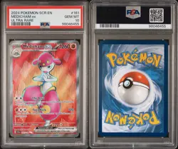 Medicham ex 151/142 PSA 10 Ultra Rare Pokemon EN Stellar Crown - Image 3