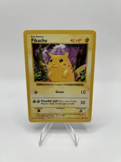 Pokemon TCG Pikachu RED Cheeks Base Set Shadowless 58/102 - MP - Image 1