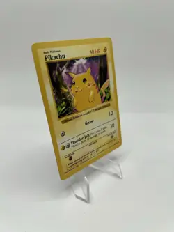 Pokemon TCG Pikachu RED Cheeks Base Set Shadowless 58/102 - MP - Image 3