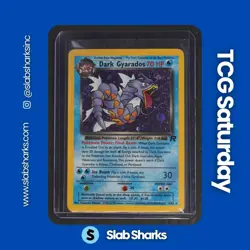 2000 POKEMON TEAM ROCKET #8/82 DARK GYARADOS HOLO RARE - Image 1