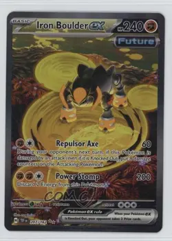 Iron Boulder ex Special Illustration Rare Pokemon Temporal Forces TEF #207 - Image 1