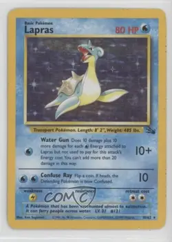 Lapras Holo Pokemon Fossil #10 1999 - Image 1