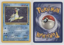Lapras Holo Pokemon Fossil #10 1999 - Image 3
