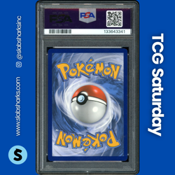 2021 POKEMON SWORD & SHIELD EVOLVING SKIES LEAFEON VMAX RAINBOW RARE PSA 8 - Image 2