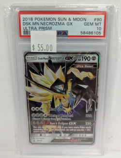 2018 Pokemon Sun & Moon #90 DSK.MN.NECROZMA GX Ultra Prism PSA 10 - Image 3