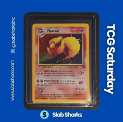 1999 POKEMON JUNGLE #3/64 FLAREON HOLO RARE - Image 1
