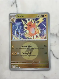 ⚡ Pokemon TCG Raichu 056/217 Ascended Heroes Electric Energy Reverse Holo ⚡ - Image 1