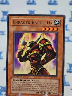Enraged Battle Ox IOC-070 1st ED Rare Yugioh LP - Image 5