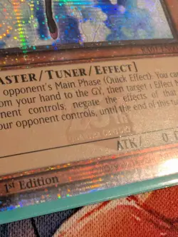 Effect Veiler - Yu-gi-oh RA01-EN003 Quarter Century Rare 1st edition - Image 3