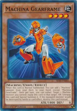 Yu-Gi-Oh! - Machina Gearframe (SR10-EN005) - Structure Deck Mechanized Madness - Image 1
