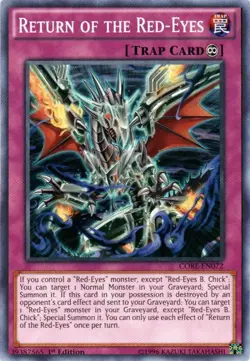Return of the Red-Eyes - CORE-EN072 - Common - 1st Edition - Lightly Played - Image 1
