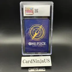CGC GEM MINT 10 Monkey D. Luffy (Alt Art) OP05-119 SEC One Piece Awakening 57 - Image 2