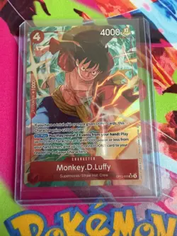 Monkey.D.Luffy Parallel Alt Art OP12-015 Legacy of the Master Foil One Piece TCG - Image 1
