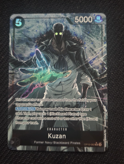 One Piece TCG English OP10-082 Kuzan Alt Art Parallel Royal Blood SR English - Image 1