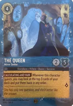 The Queen - Mirror Seeker Holofoil Snow White Promo Disney Lorcana 12 NM - Image 1