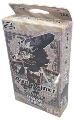 Bandai TCG Union Arena: Black Clover Factory Sealed Starter Deck Box 50 Cards - Image 1