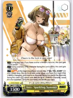 Anis: Sparkling Summer Double Rare GODDESS OF VICTORY: NIKKE NIK/S117-E002 RR NM - Image 1