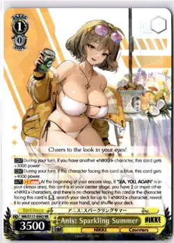 Anis: Sparkling Summer Double Rare GODDESS OF VICTORY: NIKKE NIK/S117-E002 RR NM - Image 1