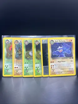 Vintage Pokemon Rare Holo 6 Card Lot - Team Rocket WOTC Era Lot MP/HP - Image 1