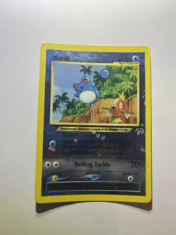 Pokemon Marill 11/18 Southern Islands Reverse Holo Promo Basic Holo Card English - Image 1