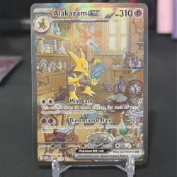 Pokemon Card - Alakazam ex 201/165 Special Illustration Rare - S&V 151 - NM 493 - Image 1