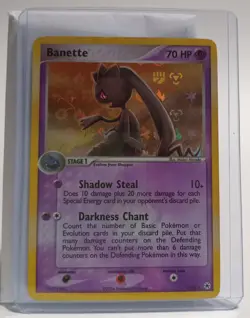 Pokemon Collectible Cards, Banette, Holo, 1/101, Hidden Legends, 2004 - Image 1