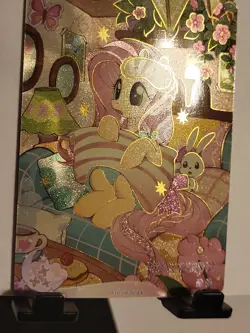 Kayou My little Pony CCG Card HY10-UR-005 Fluttershy Pajamas Mint - Image 3