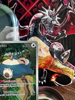 Pokemon Snorlax SVP 051 Holo Black Star Promo Card 151 - Image 3