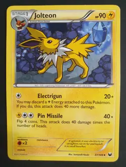 Jolteon 37/108 - Dark Explorers Set - Pokemon Card - Lightly Played - Image 1
