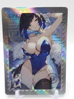 Delicate and Exquisite - Anime Waifu XP Trading Card - Yelan - Image 1