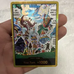 Gold Don!! Card Foil Card Your Turn +1000 One Piece Card Game - Image 1