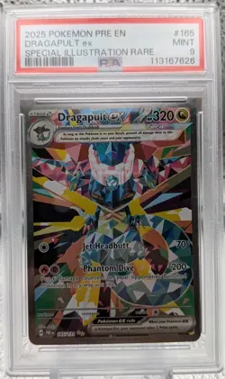 Pokemon TCG Graded Card- PSA 9 Dragapult EX 165 Prismatic Evolutions SIR - Image 1