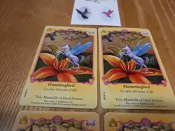 Bella Sara Royalty Hummingbird Horse Pegasas Trading Cards Foil & Sticker - Image 2