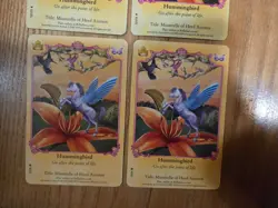 Bella Sara Royalty Hummingbird Horse Pegasas Trading Cards Foil & Sticker - Image 3