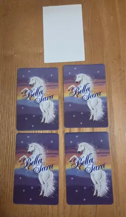 Bella Sara Royalty Hummingbird Horse Pegasas Trading Cards Foil & Sticker - Image 5