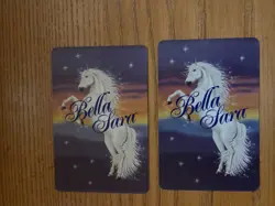 Bella Sara Royalty Herd Airistos Uranus Pegasus Foil and Common Trading Cards - Image 4